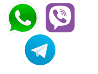 WhatsApp, Viber і Telegram